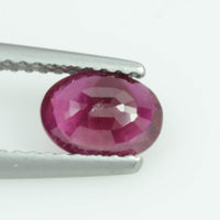 0.92 Cts Natural Burma Ruby Loose Gemstone Oval Cut