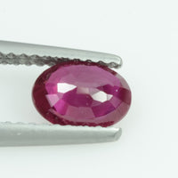 0.95 Cts Natural Burma Ruby Loose Gemstone Oval Cut