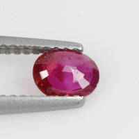 0.57 Cts Natural Ruby Loose Gemstone Oval Cut