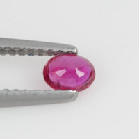 0.29 Cts Natural Ruby Loose Gemstone Oval Cut
