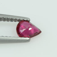 0.47 Cts Natural Ruby Loose Gemstone Pear Cut