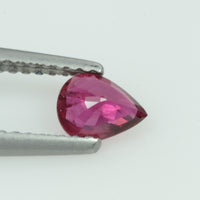 0.47 Cts Natural Ruby Loose Gemstone Pear Cut