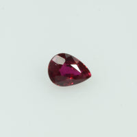 0.25 Cts Natural Ruby Loose Gemstone Pear Cut