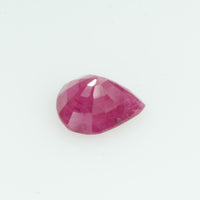0.60 Cts Natural Burma Ruby Loose Gemstone Pear Cut