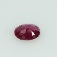 0.56 Cts Unheated Natural Burma Ruby Loose Gemstone Oval Cut