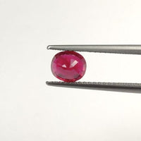 1.20 cts Natural Thai Ruby Loose Gemstone Oval Cut