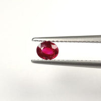 0.43 Cts Natural Ruby Loose Gemstone Oval Cut