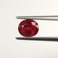 1.40 cts Natural Ruby Loose Gemstone Oval Cut