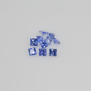 2.8-3.2 MM Natural Princess Cut Blue Sapphire Loose Gemstone