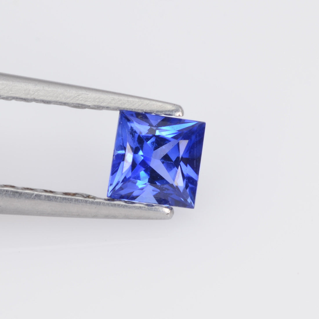 3.2-4.0 MM Natural Princess Cut Blue Sapphire Loose Gemstone