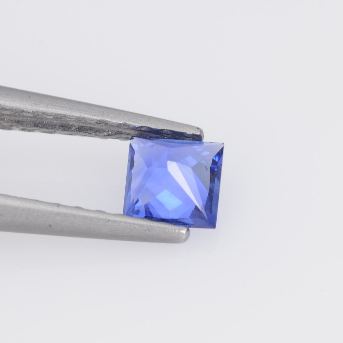 3.2-4.0 MM Natural Princess Cut Blue Sapphire Loose Gemstone