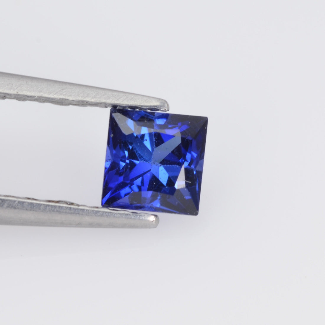 3.2-4.0 MM Natural Princess Cut Blue Sapphire Loose Gemstone