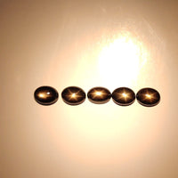 6 MM-8x6 MM Unheated Natural Black Star Sapphire Loose Gemstone Oval Cut