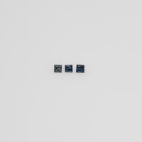 1.8-2.8 MM Natural Princess Cut Teal Blue Green Sapphire Loose Gemstone