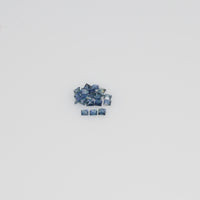 1.2-2.9 MM Natural Princess Cut Blue Sapphire Loose Gemstone