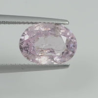 4.89 cts Natural Fancy Pink Sapphire Loose Gemstone oval Cut