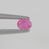 0.29 cts Natural Pink Sapphire Loose Gemstone oval Cut