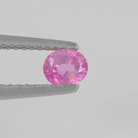 0.52 cts Natural Pink Sapphire Loose Gemstone oval Cut