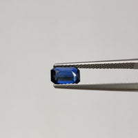 1.16 cts Natural Blue Sapphire Loose Gemstone Emerald Cut Certified