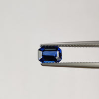 1.16 cts Natural Blue Sapphire Loose Gemstone Emerald Cut Certified