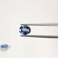 2.81 cts Unheated Natural Pastel Blue Sapphire Loose Gemstone Oval Cut Pair