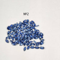 4.5x2.5 MM Natural Blue Sapphire Marquise Cut | 9 Different Grades | Varieties Of Color & Clarity | Deep / Medium / Pastel Blue | Calibrated