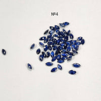 4.5x2.5 MM Natural Blue Sapphire Marquise Cut | 9 Different Grades | Varieties Of Color & Clarity | Deep / Medium / Pastel Blue | Calibrated