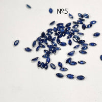 4.5x2.5 MM Natural Blue Sapphire Marquise Cut | 9 Different Grades | Varieties Of Color & Clarity | Deep / Medium / Pastel Blue | Calibrated