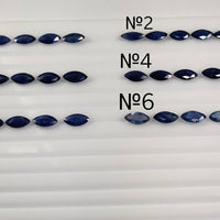 9x4.5 MM Natural Blue Sapphire Marquise Cut | 6 Different Grades | Varieties Of Color & Clarity | Deep / Medium / Pastel Blue | Calibrated