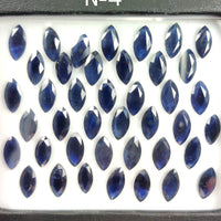 10x5 MM Natural Blue Sapphire Marquise Cut | 9 Different Grades | Varieties Of Color & Clarity | Deep / Medium / Pastel Blue | Calibrated