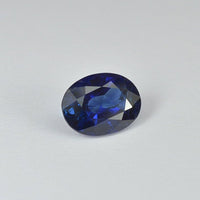 2.68 cts Natural Vivid Blue Sapphire Loose Gemstone Oval Cut Certified