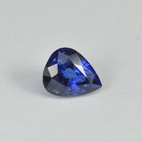0.79 cts Natural Blue Sapphire Loose Gemstone Pear Cut