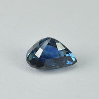 1.20 cts Natural Blue Sapphire Loose Gemstone Pear Cut