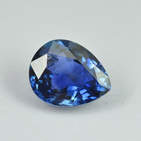 0.96 cts Natural Blue Sapphire Loose Gemstone Pear Cut