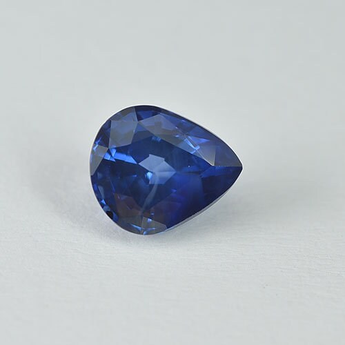 1.06 cts Natural Blue Sapphire Loose Gemstone Pear Cut