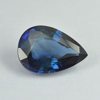 0.98 cts Natural Blue Sapphire Loose Gemstone Pear Cut