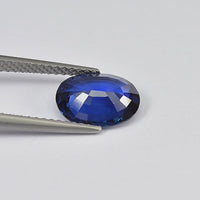 2.44 cts Natural Blue Sapphire Loose Gemstone Oval Cut Certified