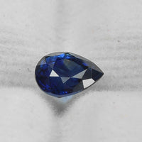 0.73 cts Natural Blue Sapphire Loose Gemstone Pear Cut