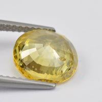 2.99 cts Natural Yellow Sapphire Loose Gemstone Oval Cut
