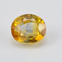 2.10 cts Natural Bi-color Sapphire Loose Gemstone Oval Cut