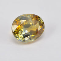 0.89 cts Natural Bi-color Sapphire Loose Gemstone Oval Cut