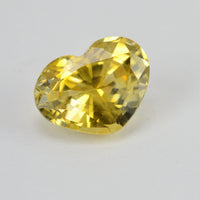 1.91 cts Natural Yellow Sapphire Loose Gemstone Heart Cut