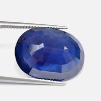 20.93 cts Natural Blue Sapphire Loose Gemstone Oval Cut