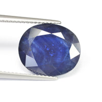 9.76 cts Natural Blue Sapphire Loose Gemstone Oval Cut