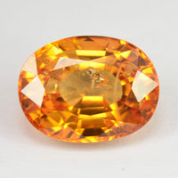 5.63 cts Natural Yellow Sapphire Loose Gemstone Oval Cut
