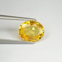 2.68 cts Natural Yellow Sapphire Loose Gemstone Oval Cut