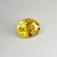 3.67 cts Natural Yellow Sapphire Loose Gemstone Oval Cut