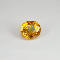3.01 cts Natural Yellow Sapphire Loose Gemstone Oval Cut