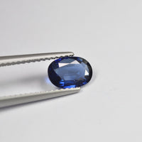 0.90 cts Natural Blue Sapphire Loose Gemstone Oval Cut Certified