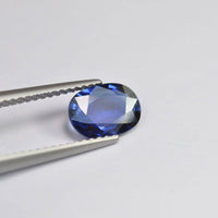 1.14 cts Natural Blue Sapphire Loose Gemstone Oval Cut Certified